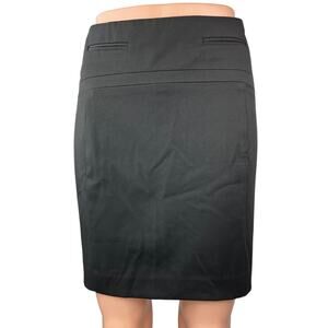 Express Women's Black Zipper Straight Pencil Knee Length Mini Skirt Size 0